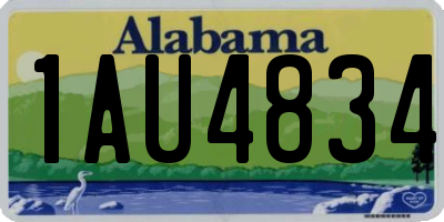 AL license plate 1AU4834