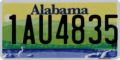 AL license plate 1AU4835