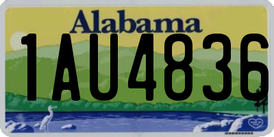 AL license plate 1AU4836