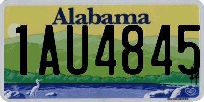 AL license plate 1AU4845