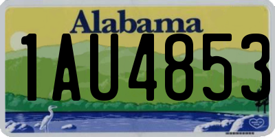 AL license plate 1AU4853