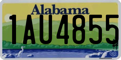 AL license plate 1AU4855