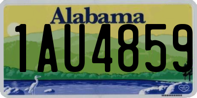 AL license plate 1AU4859