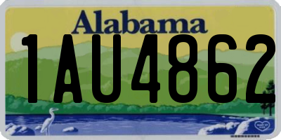 AL license plate 1AU4862