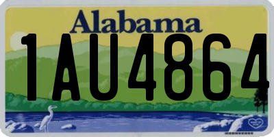 AL license plate 1AU4864