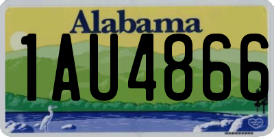 AL license plate 1AU4866