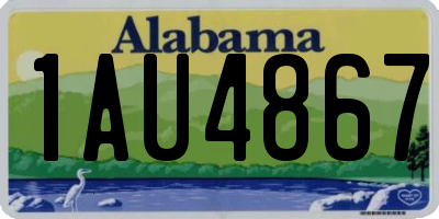 AL license plate 1AU4867