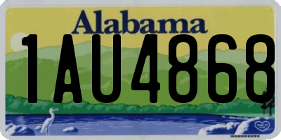 AL license plate 1AU4868