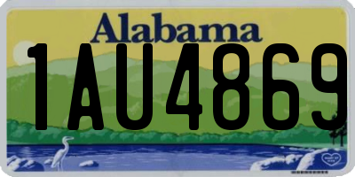 AL license plate 1AU4869