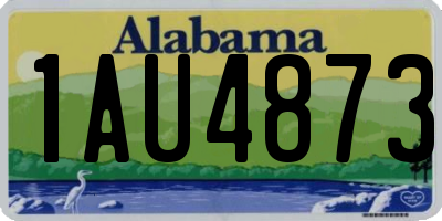 AL license plate 1AU4873
