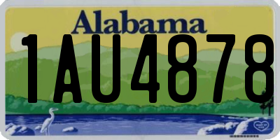 AL license plate 1AU4878