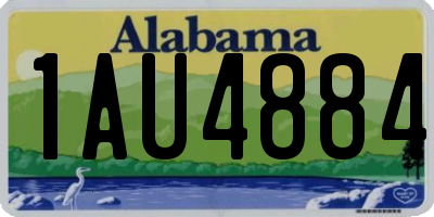 AL license plate 1AU4884
