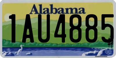 AL license plate 1AU4885