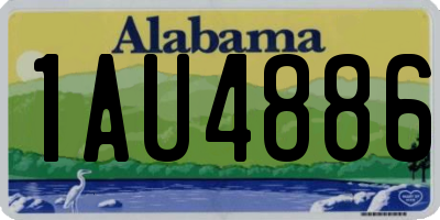 AL license plate 1AU4886
