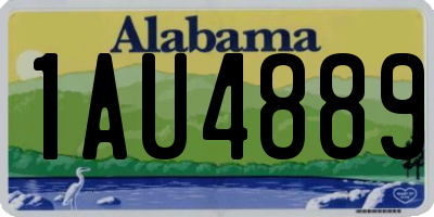 AL license plate 1AU4889