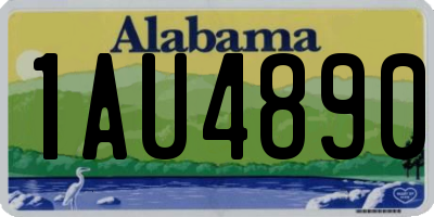 AL license plate 1AU4890