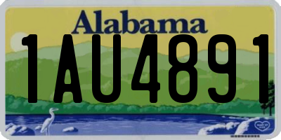 AL license plate 1AU4891