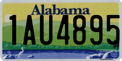 AL license plate 1AU4895