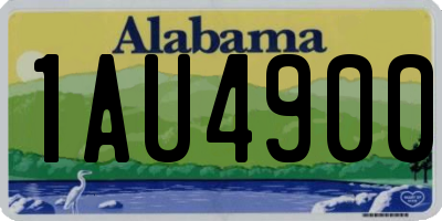 AL license plate 1AU4900