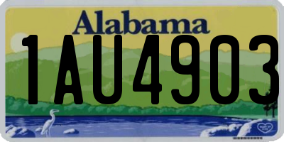AL license plate 1AU4903
