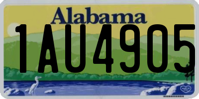 AL license plate 1AU4905