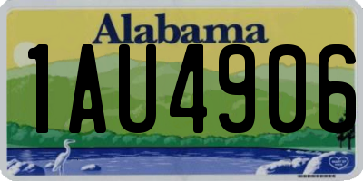 AL license plate 1AU4906