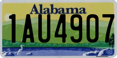 AL license plate 1AU4907