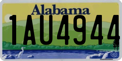 AL license plate 1AU4944