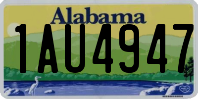 AL license plate 1AU4947