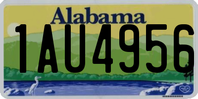 AL license plate 1AU4956