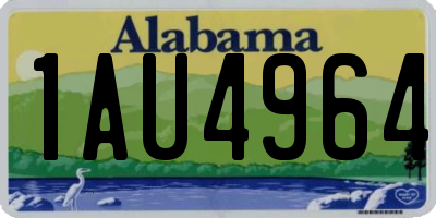 AL license plate 1AU4964