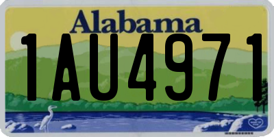 AL license plate 1AU4971