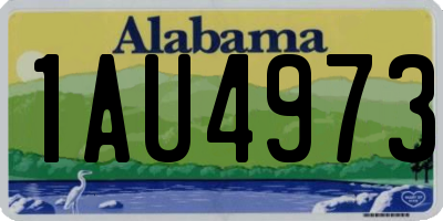 AL license plate 1AU4973