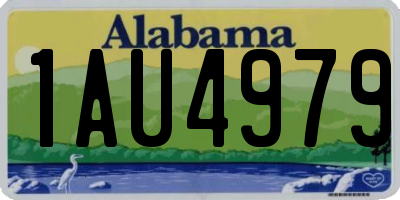 AL license plate 1AU4979