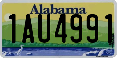 AL license plate 1AU4991
