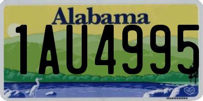 AL license plate 1AU4995