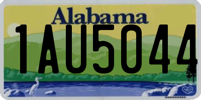 AL license plate 1AU5044
