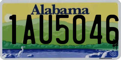 AL license plate 1AU5046