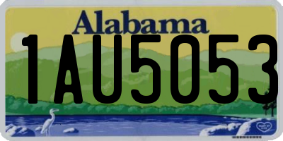 AL license plate 1AU5053