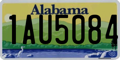AL license plate 1AU5084
