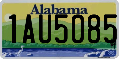 AL license plate 1AU5085