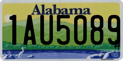 AL license plate 1AU5089