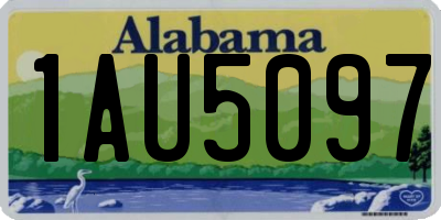 AL license plate 1AU5097