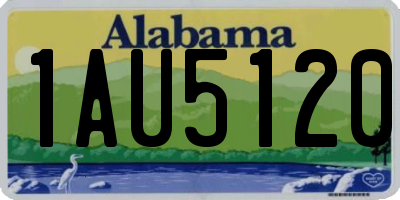 AL license plate 1AU5120