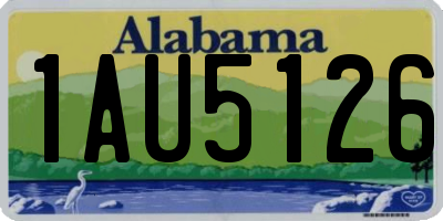 AL license plate 1AU5126