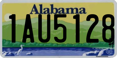 AL license plate 1AU5128