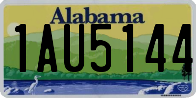 AL license plate 1AU5144