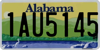 AL license plate 1AU5145