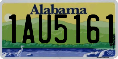 AL license plate 1AU5161
