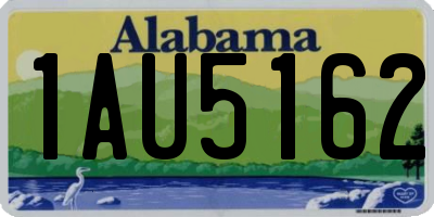 AL license plate 1AU5162